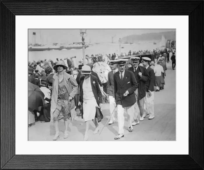 Framed Print : Guglielmo Marconi at Boating Event Framed Print : Guglielmo Marconi at Boating Event