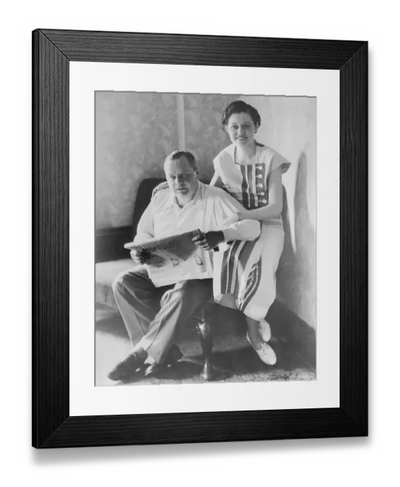 Framed Print : Roscoe Arbuckle and Addie McPhail Framed Print : Roscoe Arbuckle and Addie McPhail