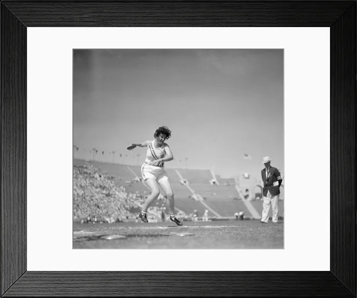 Framed Print : Margaret Jenkins Throwing Discus Framed Print : Margaret Jenkins Throwing Discus