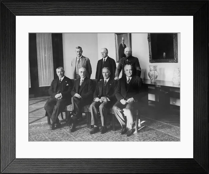 Framed Print : Cabinet Members Posing for Camera Framed Print : Cabinet Members Posing for Camera