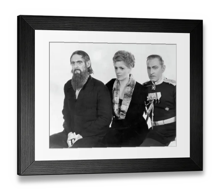 Framed Print : Barrymore Family In Make Up For Movie Framed Print : Barrymore Family In Make Up For Movie