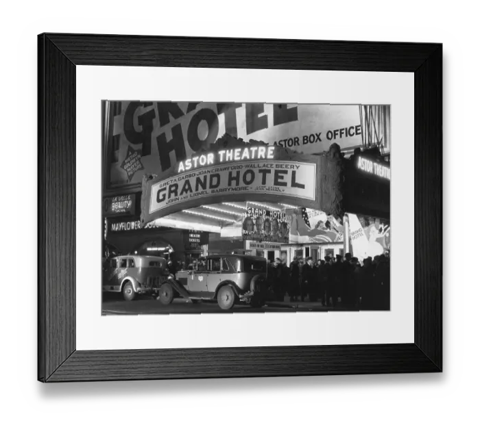 Framed Print : Opening Night Grand Hotel Times Square Framed Print : Opening Night Grand Hotel Times Square