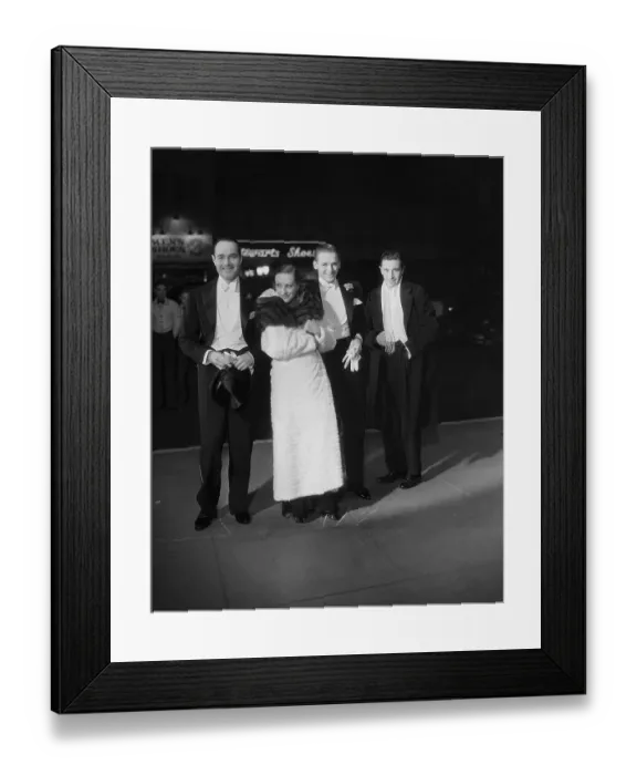 Framed Print : Actors Arrive To Attend Movie Premiere Framed Print : Actors Arrive To Attend Movie Premiere