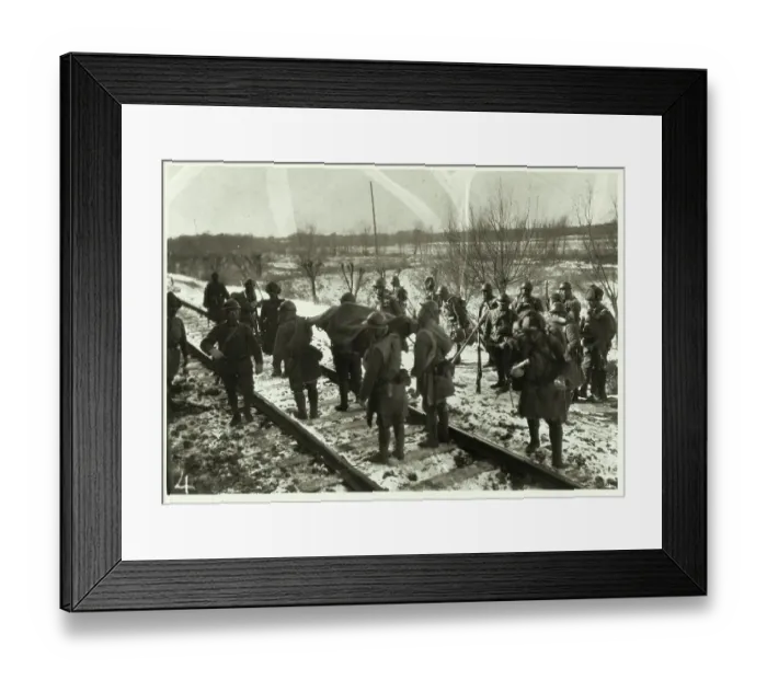 Framed Print : Japanese Soldiers Carry Wounded Soldier Framed Print : Japanese Soldiers Carry Wounded Soldier