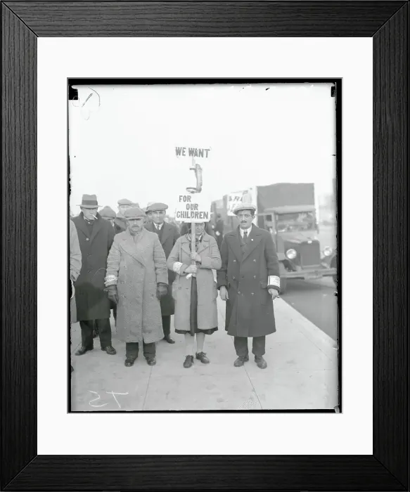 Framed Print : Hunger Marchers Framed Print : Hunger Marchers