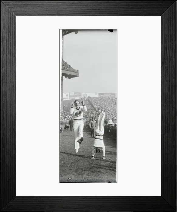Framed Print : Navy Students Cheerleading Framed Print : Navy Students Cheerleading