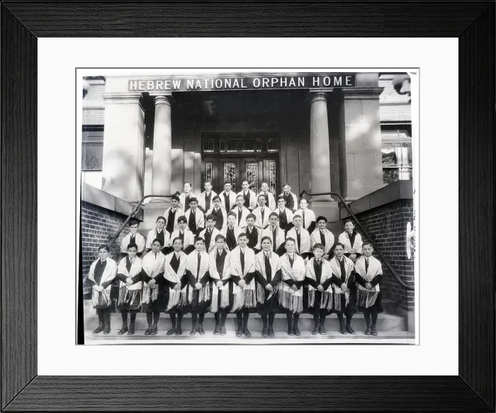 Framed Print : Boys Posing; Bar Mitzvah Candidates