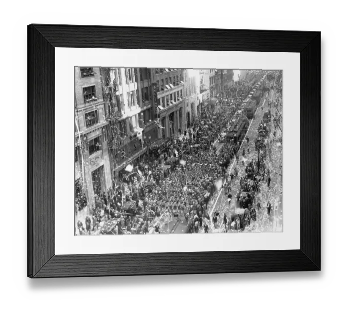 Framed Print : Ticker Tape Parade in Los Angeles Framed Print : Ticker Tape Parade in Los Angeles
