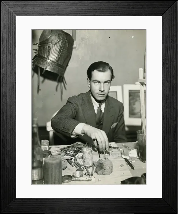 Framed Print : Prince Sigvard in His Design Studio Framed Print : Prince Sigvard in His Design Studio
