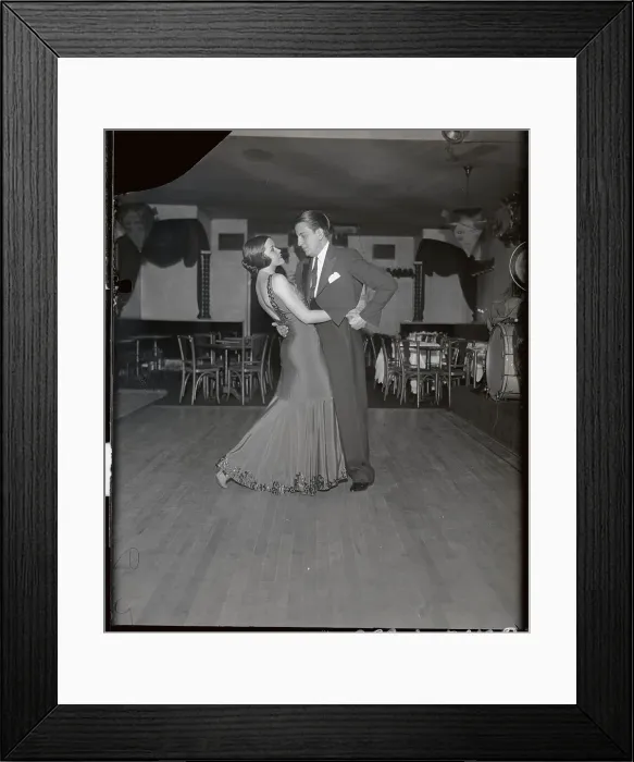 Framed Print : Dancers Doing New Modernistic Tango