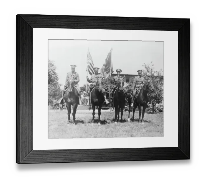 Framed Print : Color Guard of the 10th Cavalry Framed Print : Color Guard of the 10th Cavalry