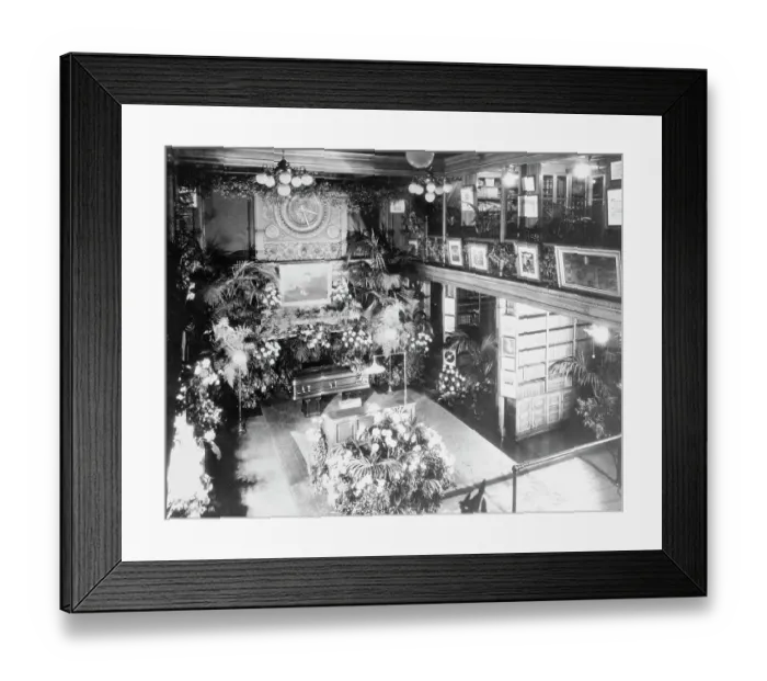 Framed Print : Funeral Bier for Thomas Alva Edison Framed Print : Funeral Bier for Thomas Alva Edison