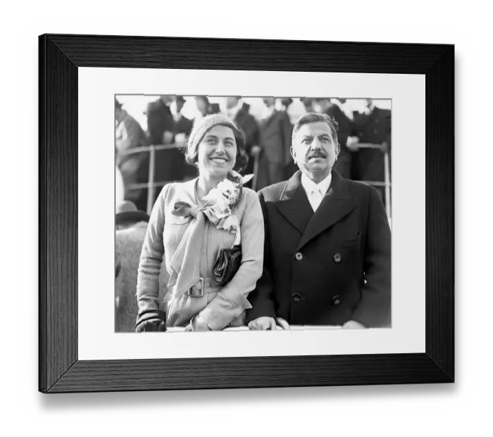 Framed Print : Pierre Laval with Daughter Josette Framed Print : Pierre Laval with Daughter Josette