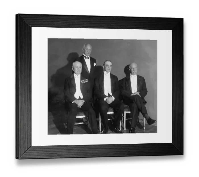 Framed Print : Soldier Statesmen Honored at Dinner Framed Print : Soldier Statesmen Honored at Dinner