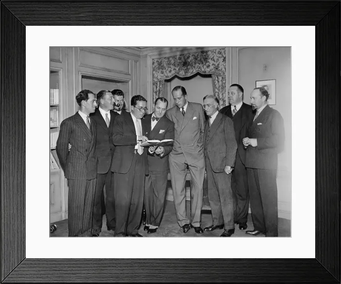 Framed Print : Robert Ripley and George Gershwin Being Honored Framed Print : Robert Ripley and George Gershwin Being Honored