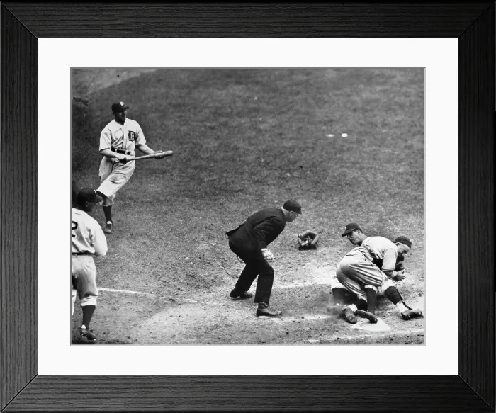 Framed Print : Hank Greenberg Cut Down At Home Plate Framed Print : Hank Greenberg Cut Down At Home Plate