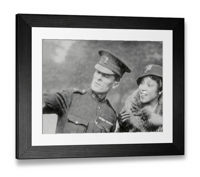 Framed Print : Adelaide Hall Getting Directions from Cop Framed Print : Adelaide Hall Getting Directions from Cop