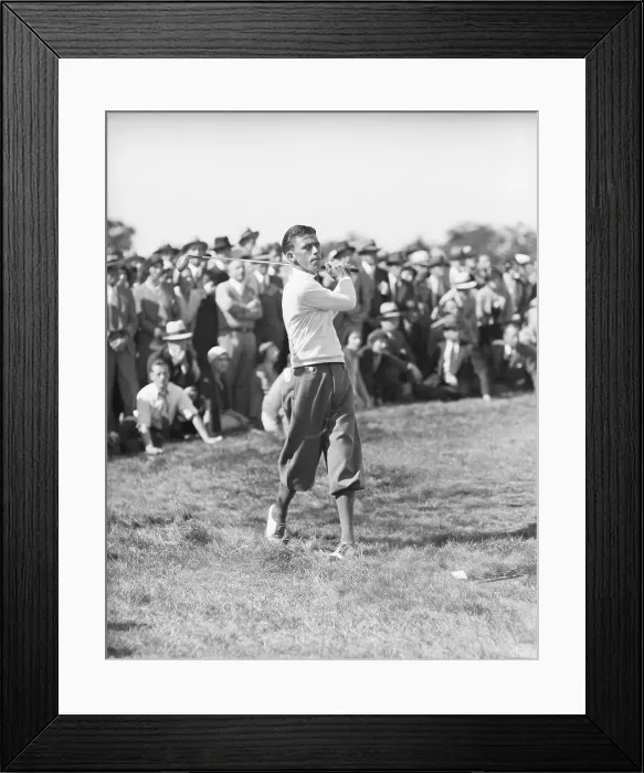 Framed Print : Tom Creavy Swings Club in Rough Grass Framed Print : Tom Creavy Swings Club in Rough Grass