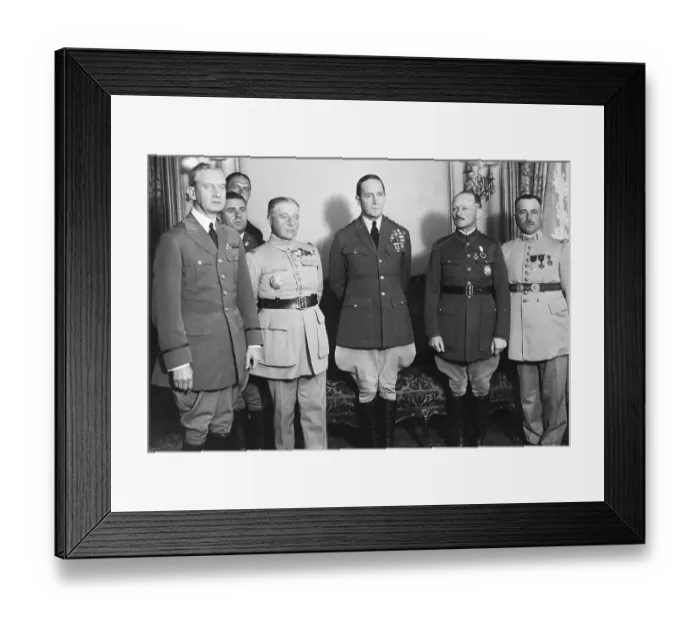 Framed Print : Army Generals Meeting in Reims Framed Print : Army Generals Meeting in Reims