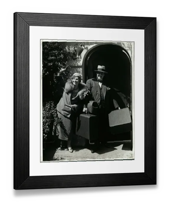 Framed Print : Aimee and Husband David Framed Print : Aimee and Husband David