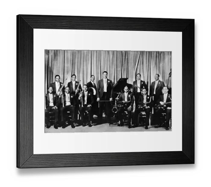 Framed Print : Duke Ellington And Band Named Nuf Said Framed Print : Duke Ellington And Band Named Nuf Said
