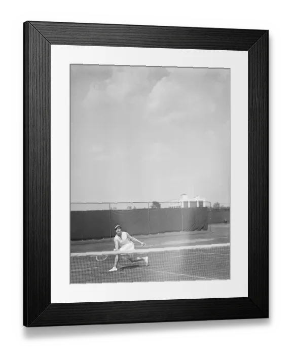 Framed Print : Helen Moody in Action for Championship Framed Print : Helen Moody in Action for Championship