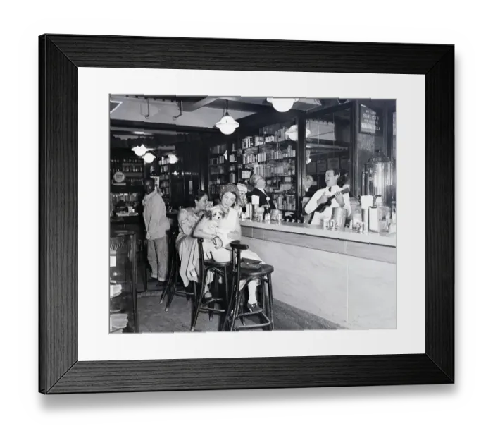 Framed Print : Schoonmaker's Drugstore Framed Print : Schoonmaker's Drugstore