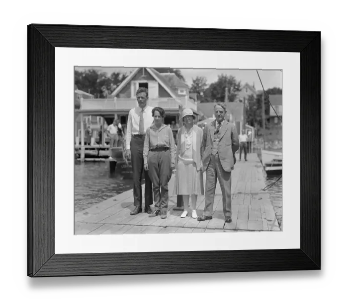 Framed Print : Morrows Bidding Goodbye to Lindberghs Framed Print : Morrows Bidding Goodbye to Lindberghs