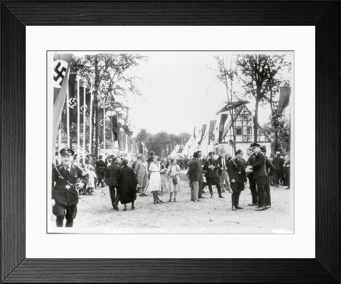 Framed Print : Village of Riedrode Germany