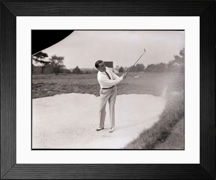 Framed Print : Billie Burke Chips from Sand Trap Framed Print : Billie Burke Chips from Sand Trap