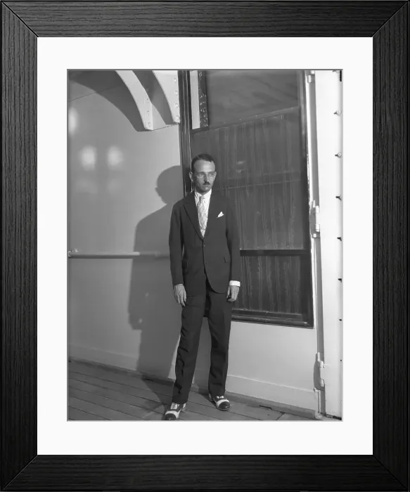 Framed Print : Georges Doriot Sails for Europe Framed Print : Georges Doriot Sails for Europe