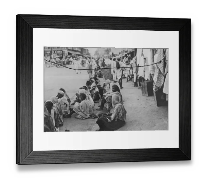 Framed Print : People Participating in Passive Resistance Campaign Framed Print : People Participating in Passive Resistance Campaign