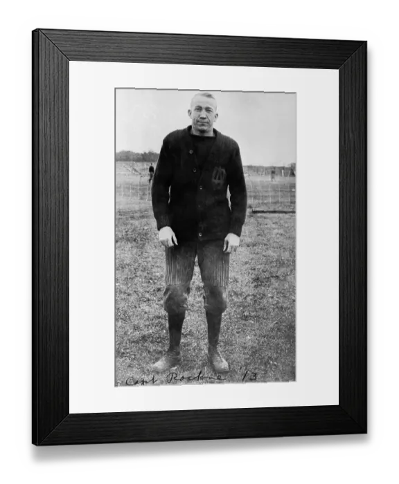 Framed Print : Knute Rockne Standing on Field Framed Print : Knute Rockne Standing on Field