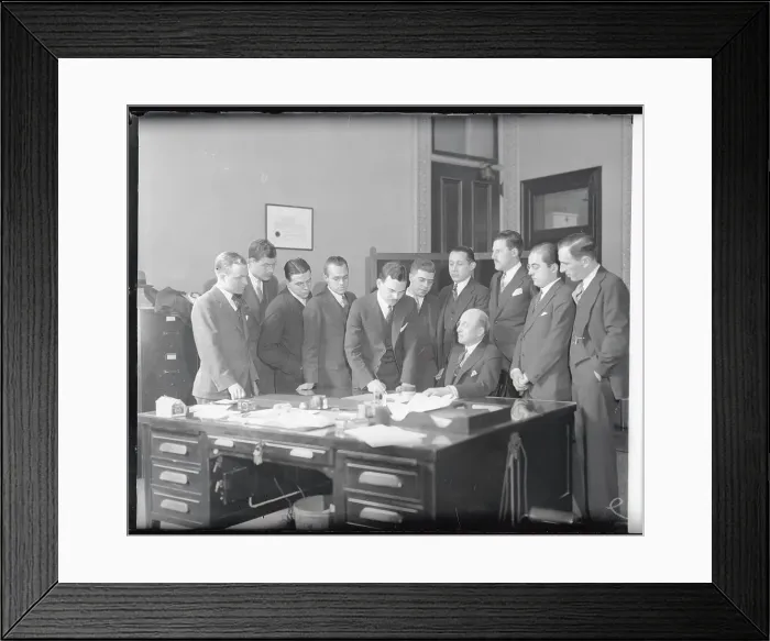 Framed Print : Attorney Picking his Staff Framed Print : Attorney Picking his Staff
