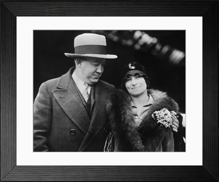 Framed Print : Portrait of Mr. and Mrs. Knute Rockne Framed Print : Portrait of Mr. and Mrs. Knute Rockne