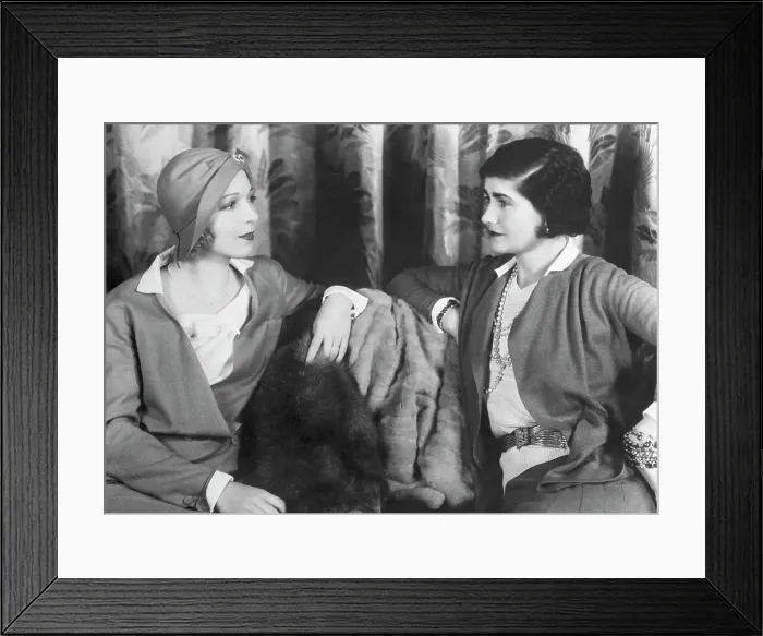 Framed Print : Ina Claire and Coco Chanel Framed Print : Ina Claire and Coco Chanel