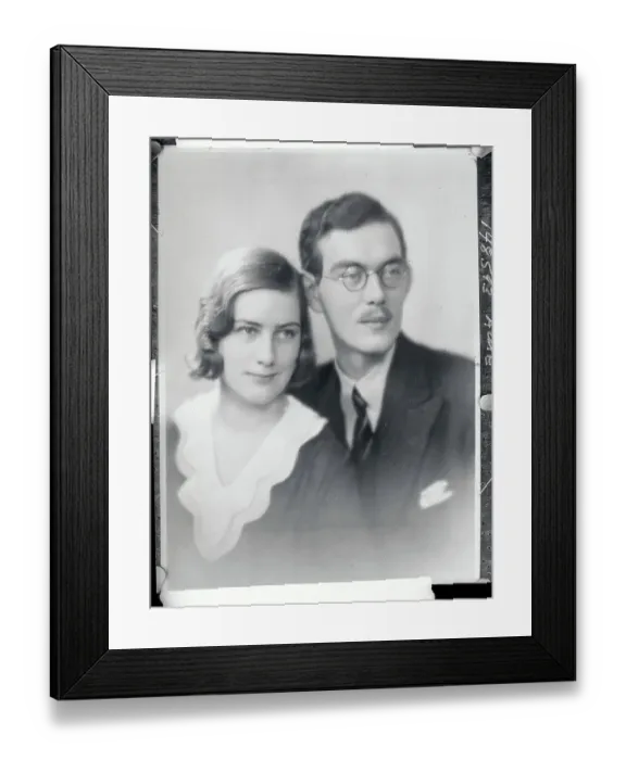 Framed Print : Prince Lennart and Karin Nissvandt Framed Print : Prince Lennart and Karin Nissvandt