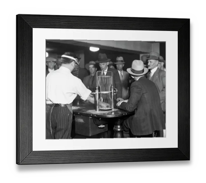 Framed Print : Game Of Chuck-A-Luck Being Played Framed Print : Game Of Chuck-A-Luck Being Played