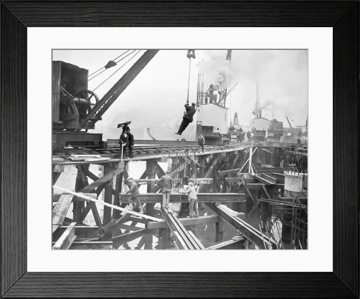 Framed Print : Construction Site in Progress Framed Print : Construction Site in Progress
