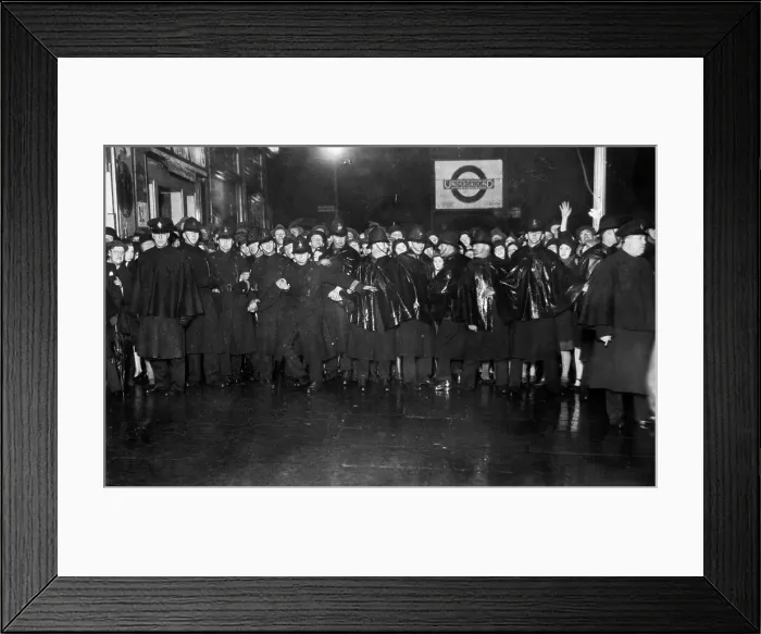 Framed Print : Crowds Waiting to See Charlie Chaplin Framed Print : Crowds Waiting to See Charlie Chaplin