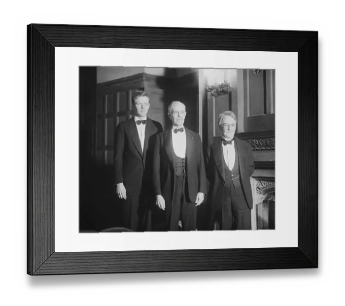 Framed Print : Portrait of Charles Lindbergh and Others Framed Print : Portrait of Charles Lindbergh and Others