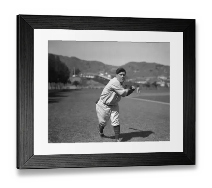 Framed Print : Chicago Cubs Hack Wilson Batting