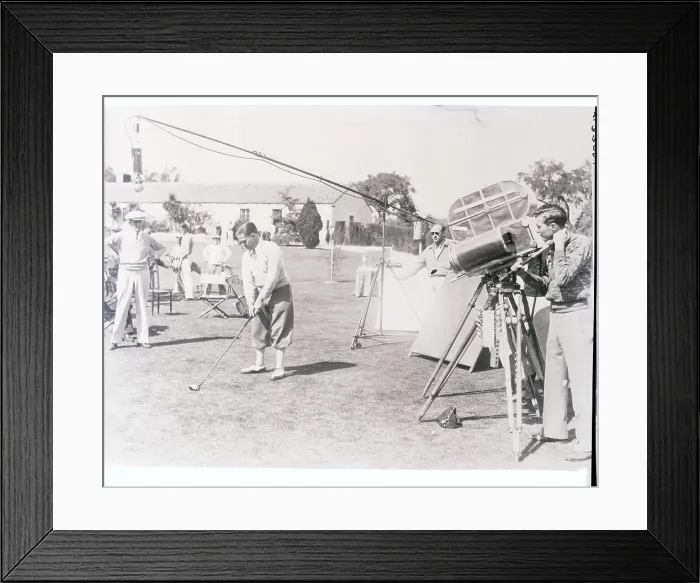 Framed Print : Bobby Jones Acting on Film Framed Print : Bobby Jones Acting on Film