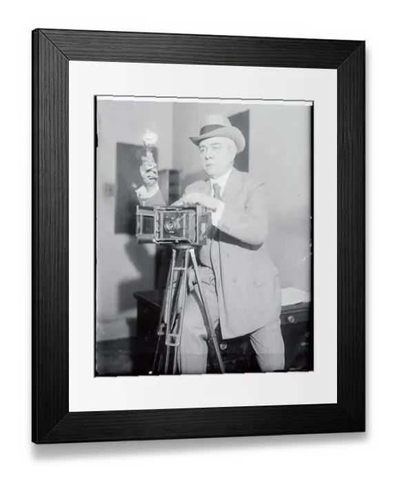 Framed Print : Harry K. Thaw Standing Behind Camera Framed Print : Harry K. Thaw Standing Behind Camera