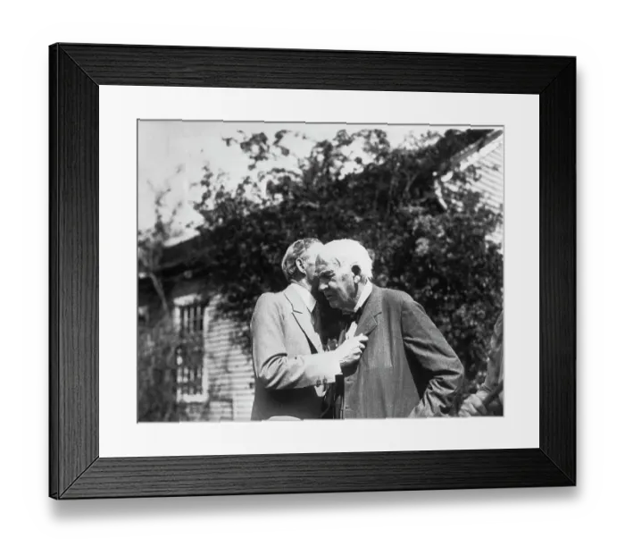 Framed Print : Henry Ford Greets Thomas A. Edison Framed Print : Henry Ford Greets Thomas A. Edison