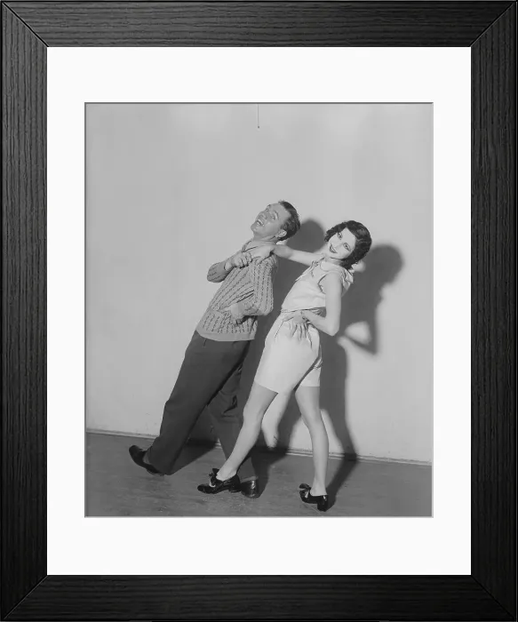 Framed Print : Carson and Boyle Perform Broadway Boogie Framed Print : Carson and Boyle Perform Broadway Boogie