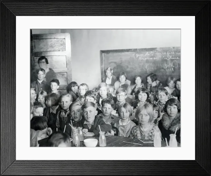 Framed Print : View of Impoverished Children Framed Print : View of Impoverished Children