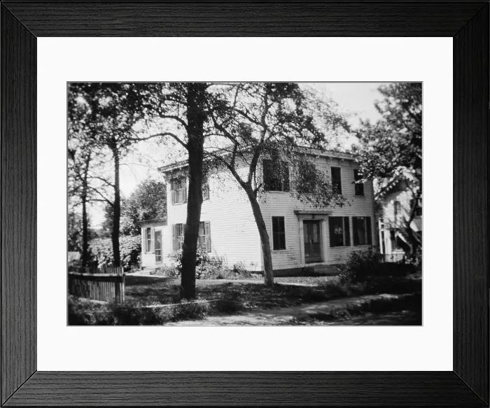 Framed Print : The House in Which Amelia Earhart and George Palmer Putnam Were Married Framed Print : The House in Which Amelia Earhart and George Palmer Putnam Were Married