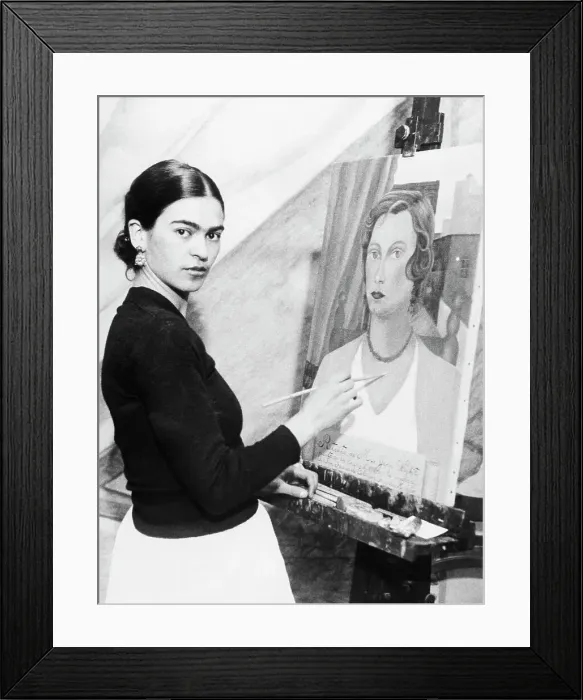 Framed Print : Frida Kahlo painting Framed Print : Frida Kahlo painting
