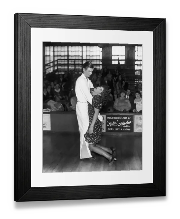 Framed Print : Dancer Holding His Exhausted Partner Framed Print : Dancer Holding His Exhausted Partner
